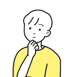 考えている男性のイラスト