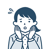 w-bw01 困っているスーツの女性のイラスト