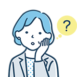 w-bw02 疑問をかかえる年配の管理職の女性のイラスト