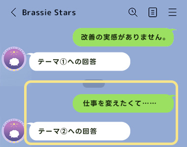 新しいテーマに変わる、または時間の経過によって、新規相談になる例